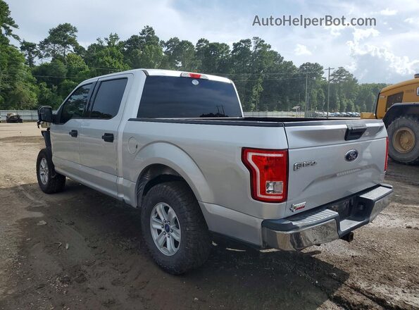 1FTEW1CF7HKE10546 2017 FORD F150 Silver Задня ліва чверть