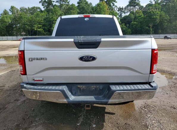 1FTEW1CF7HKE10546 2017 FORD F150 Silver Вид ззаду