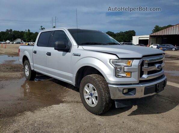 1FTEW1CF7HKE10546 2017 FORD F150 Silver Передня права чверть