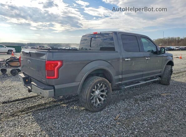 1FTEW1CF8GFA75675 2016 FORD F150 Серый Задняя правая четверть