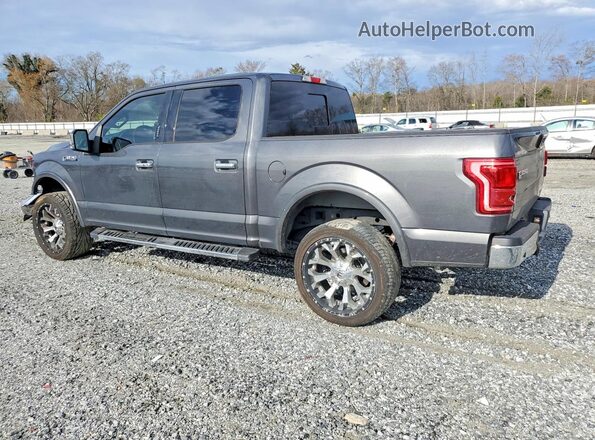 1FTEW1CF8GFA75675 2016 FORD F150 Серый Задняя левая четверть