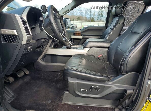 1FTEW1CF8GFA75675 2016 FORD F150 Серый Вид салона спереди
