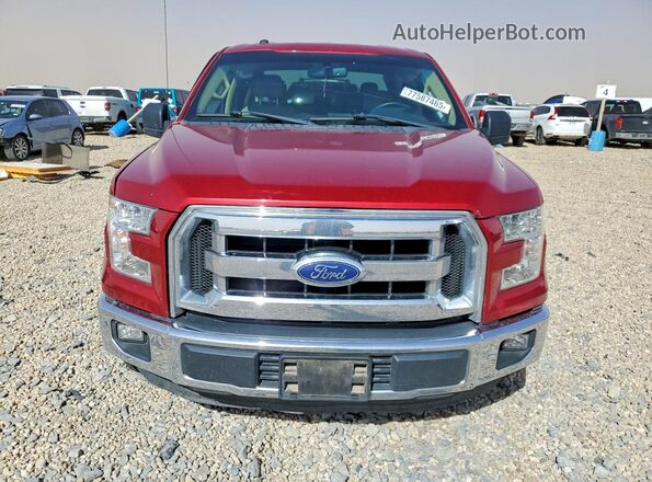 1FTEW1CF8GKE72259 2016 FORD F150 Red Front view