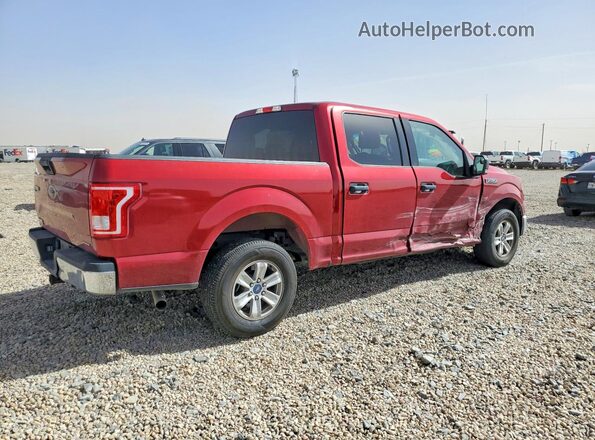 1FTEW1CF8GKE72259 2016 FORD F150 Red Rear right