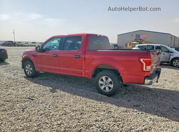 1FTEW1CF8GKE72259 2016 FORD F150 Red Rear left