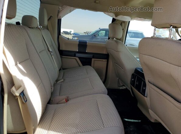 1FTEW1CF8GKE72259 2016 FORD F150 Red Rear seats view