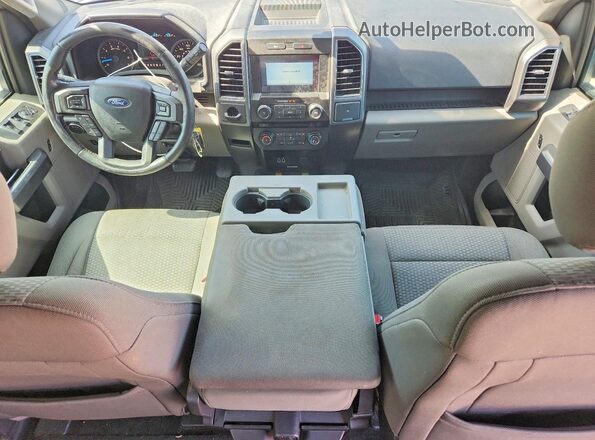 1FTEW1CF8HKE49517 2017 FORD F150 White Dashboard view