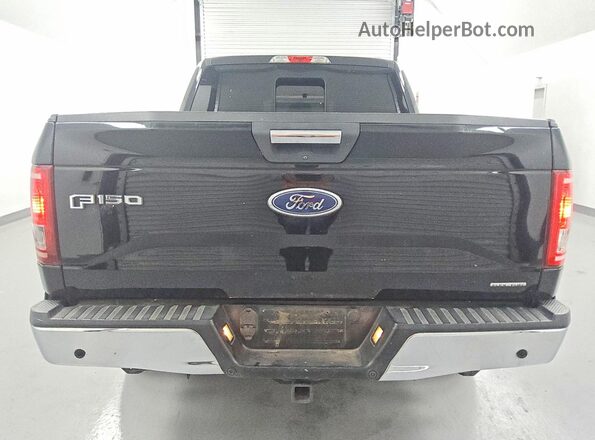 1FTEW1CF9GFC26491 2016 FORD F150 Black Rear view