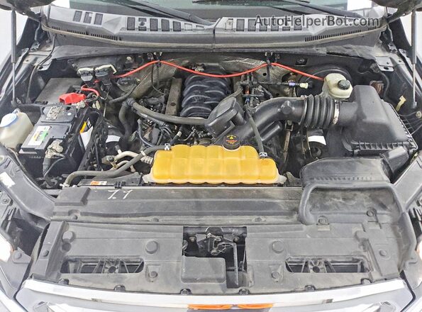1FTEW1CF9GFC26491 2016 FORD F150 Black Rear interior view