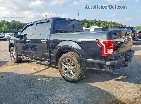 1FTEW1CFXGKD13386 2016 FORD F150 Black Trasero izquierdo
