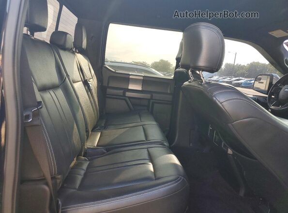 1FTEW1CFXGKD13386 2016 FORD F150 Black Vista de los asientos traseros