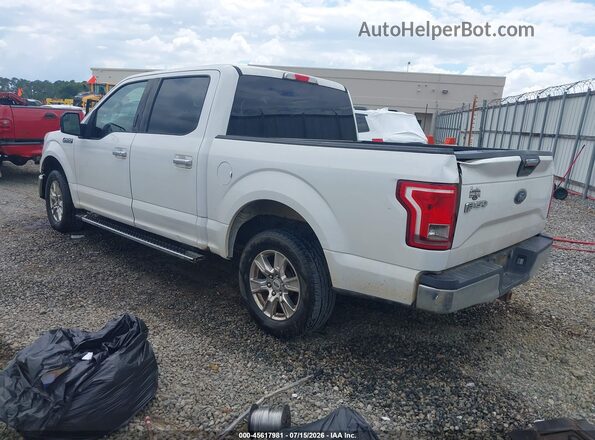 1FTEW1CFXHFC17350 2017 FORD F150 White Trasero izquierdo