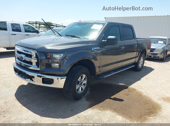 1FTEW1CG0GFA17889 2016 FORD F150 Gray Vista tres cuartos delantera izquierda