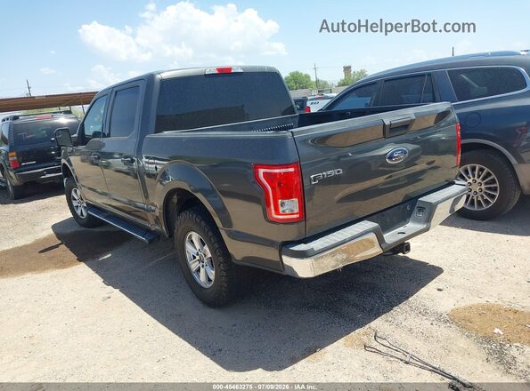 1FTEW1CG0GFA17889 2016 FORD F150 Gray Trasero izquierdo
