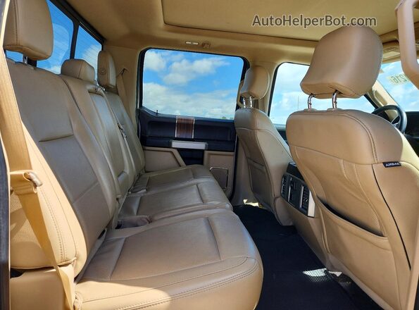 1FTEW1CG0GKF08292 2016 FORD F150 Белый Вид задних сидений