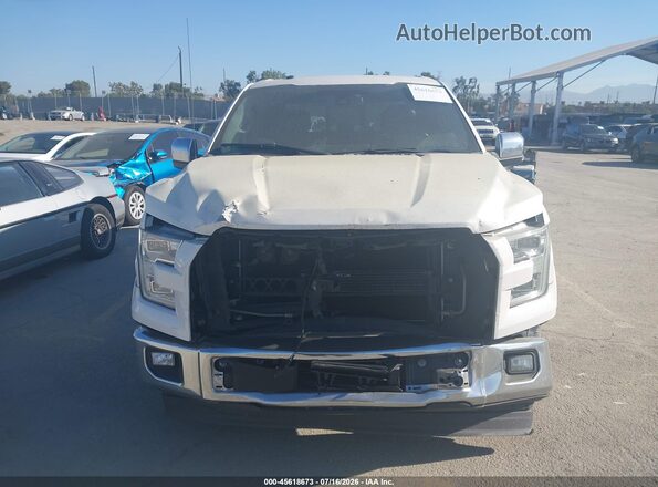 1FTEW1CG0HKC13064 2017 FORD F150 White უკანა სალონის ხედი