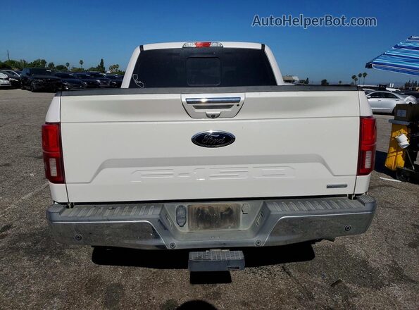 1FTEW1CG0JKC09912 2018 FORD F150 White Rear view