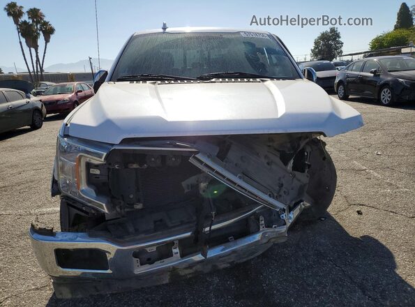 1FTEW1CG0JKC09912 2018 FORD F150 White Front view