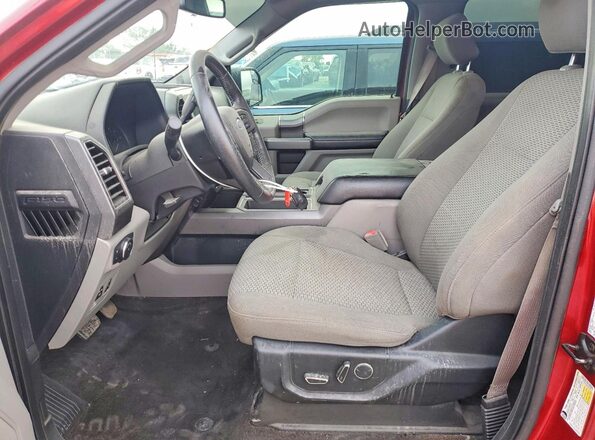1FTEW1CG0JKC38116 2018 FORD F150 Red Front interior view