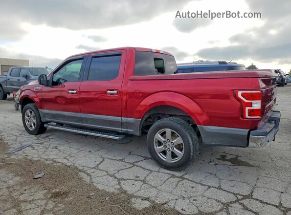 1FTEW1CG0JKC38116 2018 FORD F150 Red Rear left