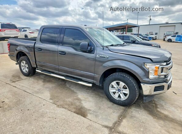 1FTEW1CG1JKD72746 2018 FORD F150 Gray Передня права чверть