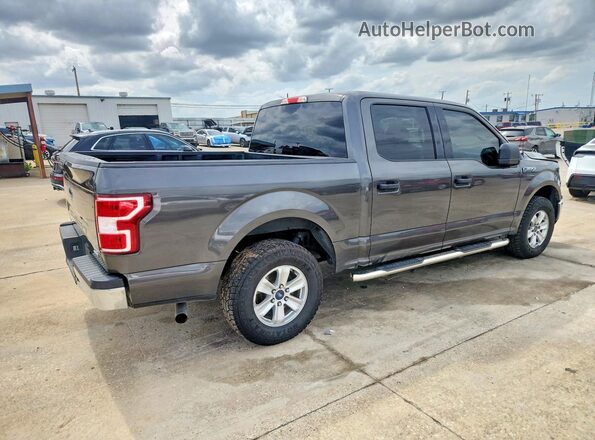 1FTEW1CG1JKD72746 2018 FORD F150 Gray Задня права чверть
