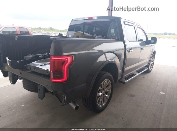 1FTEW1CG2HKD40009 2017 FORD F150 Gray უკანა მარჯვენა