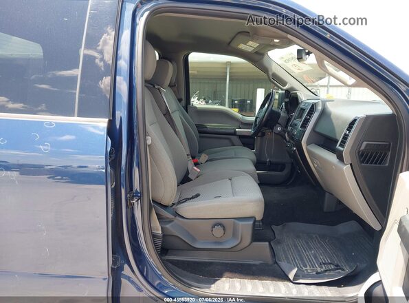 1FTEW1CG2JKC61509 2018 FORD F150 Blue Vista interior delantera
