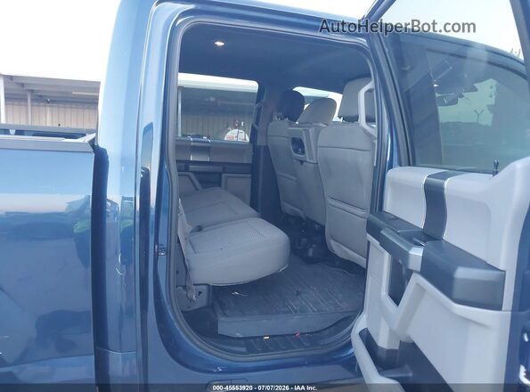 1FTEW1CG2JKC61509 2018 FORD F150 Blue Vista de la etiqueta del VIN