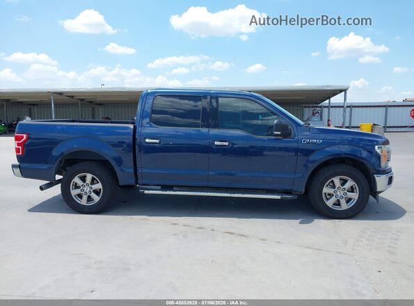 1FTEW1CG2JKC61509 2018 FORD F150 Blue Vista interior trasera