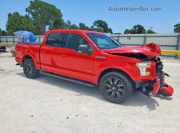 1FTEW1CG3GFC55994 2016 FORD F150 Red Front right