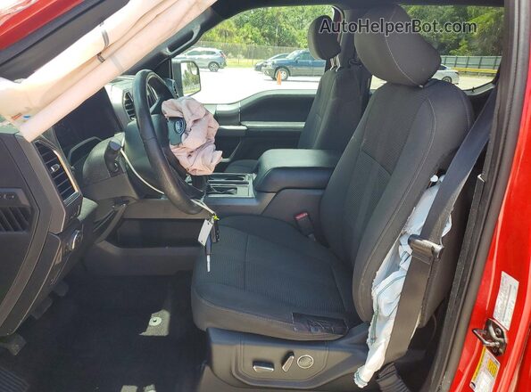 1FTEW1CG3GFC55994 2016 FORD F150 Red Front interior view
