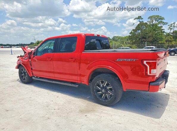 1FTEW1CG3GFC55994 2016 FORD F150 Red Rear left