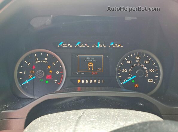 1FTEW1CG3GFC55994 2016 FORD F150 Red Instrument cluster view
