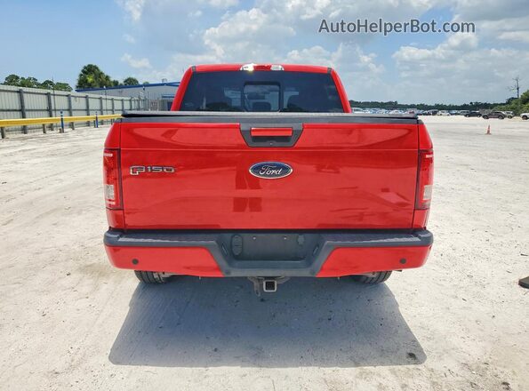 1FTEW1CG3GFC55994 2016 FORD F150 Red Rear view