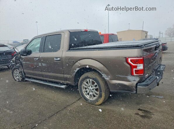 1FTEW1CG3JKD04111 2018 FORD F150 Brown Rear left