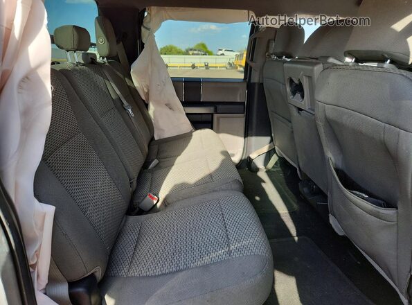 1FTEW1CG4GFA16356 2016 FORD F150 Silver უკანა სავარძლების ხედი