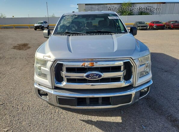 1FTEW1CG4GFA16356 2016 FORD F150 Silver წინა ხედი