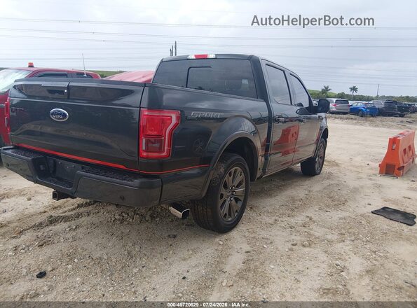 1FTEW1CG4GFC17688 2016 FORD F150 Gray უკანა მარჯვენა
