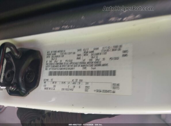 1FTEW1CG6HKD30261 2017 FORD F150 White ძრავის განყოფილების ხედი