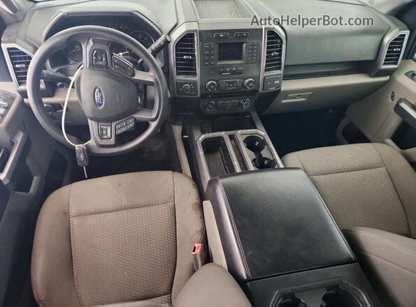 1FTEW1CG6JKF15609 2018 FORD F150 White Dashboard view