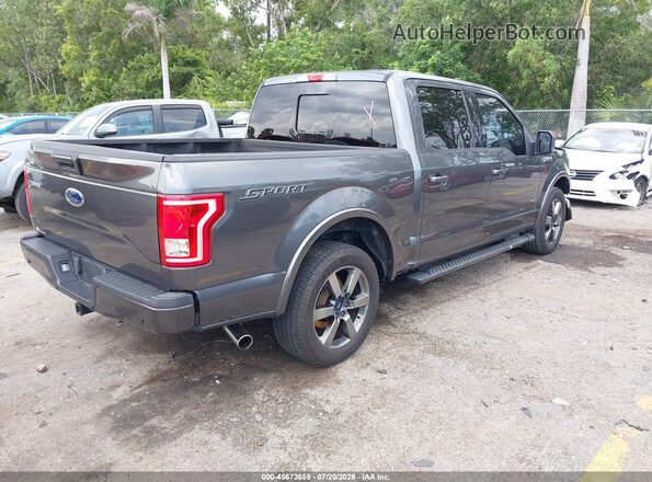 1FTEW1CG7HFA71062 2017 FORD F150 Gray უკანა მარჯვენა