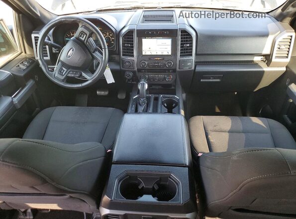 1FTEW1CG7JFB64993 2018 FORD F150 Black Առջևի վահանակի տեսք