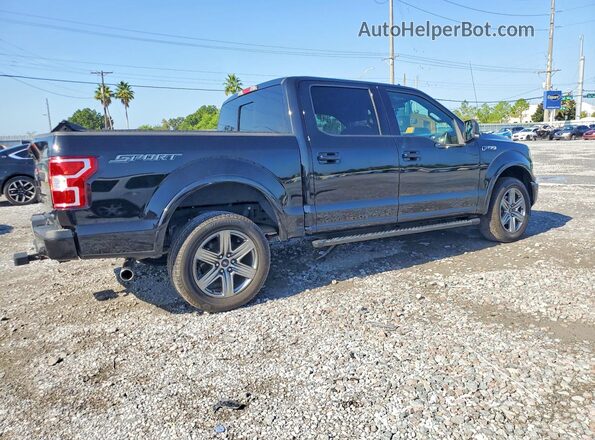 1FTEW1CG7JFB64993 2018 FORD F150 Black Հետևի աջ