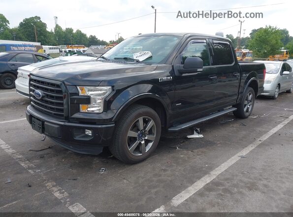 1FTEW1CG8GFB19487 2016 FORD F150 Black Front left