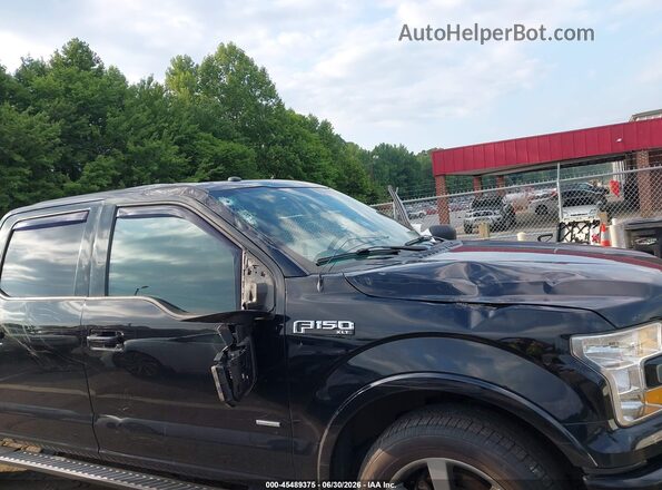 1FTEW1CG8GFB19487 2016 FORD F150 Black Front view