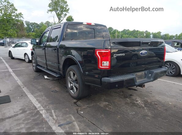 1FTEW1CG8GFB19487 2016 FORD F150 Black Rear left