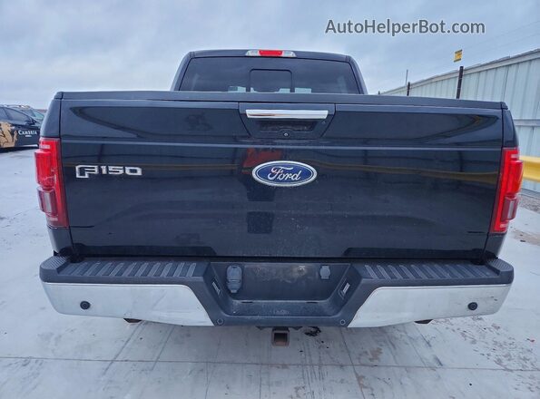 1FTEW1CG8HKC96601 2017 FORD F150 Black Вид ззаду