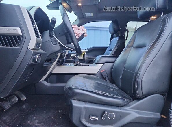 1FTEW1CG8HKC96601 2017 FORD F150 Black Вид салону спереду