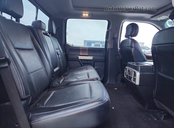1FTEW1CG8HKC96601 2017 FORD F150 Black Вид задніх сидінь